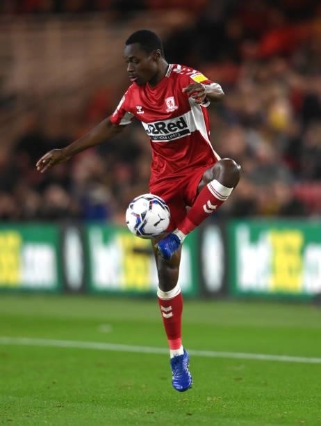 Middlesbrough player Marc Bola in action during the Sky Bet Championship match between Middlesbrough and Sheffield United at Riverside Stadium on...