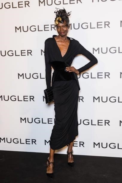 Debra Shay attends the "Thierry Mugler : Couturissime