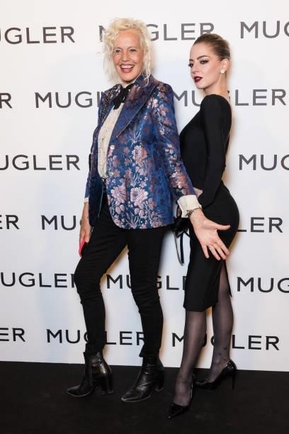 Photographer Ellen von Unwerth and a guest attend the "Thierry Mugler : Couturissime