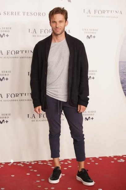 Alex Hafner attends the photocall of 'La Fortuna' premiere at Hotel VP Plaza España Design on September 28, 2021 in Madrid, Spain. 'La Fortuna' is a...
