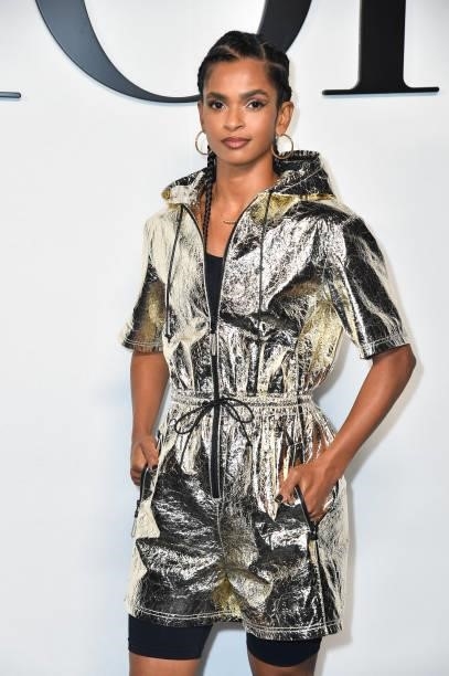 Ramla Ali attends the Dior Womenswear Spring/Summer 2022 show as part of Paris Fashion Week on September 28, 2021 in Paris, France.