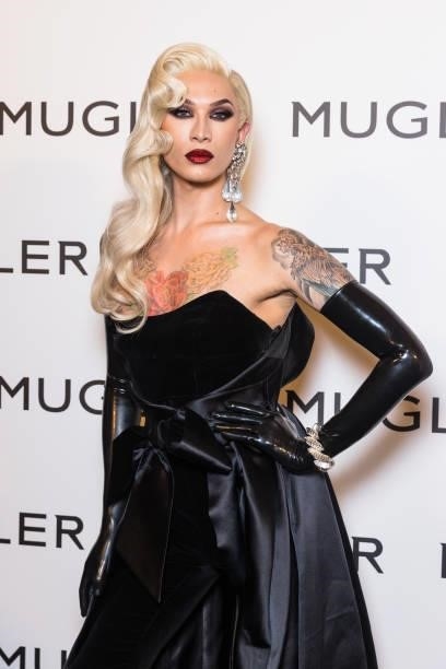 Miss Fame attends the "Thierry Mugler : Couturissime