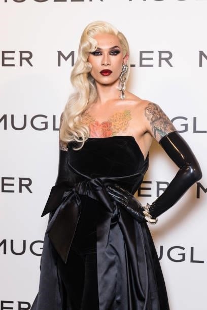 Miss Fame attends the "Thierry Mugler : Couturissime