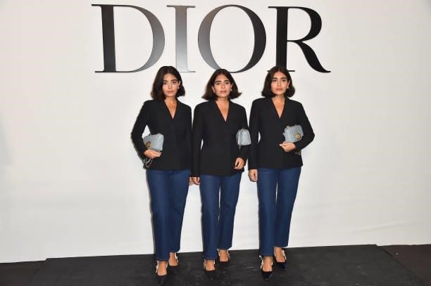 The Tripletsss attends the Dior Womenswear Spring/Summer 2022 show as part of Paris Fashion Week on September 28, 2021 in Paris, France.