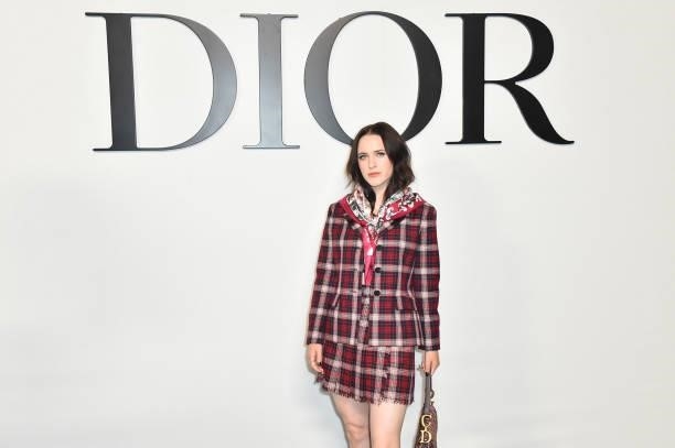 Rachel Brosnahan attends the Dior Womenswear Spring/Summer 2022 show as part of Paris Fashion Week on September 28, 2021 in Paris, France.