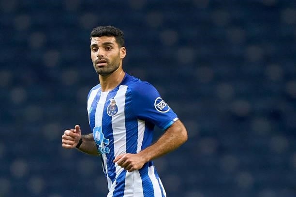 Mehdi Taremi of FC Porto looks on during the UEFA Champions League group B match between FC Porto and Liverpool FC at Estadio do Dragao on September...
