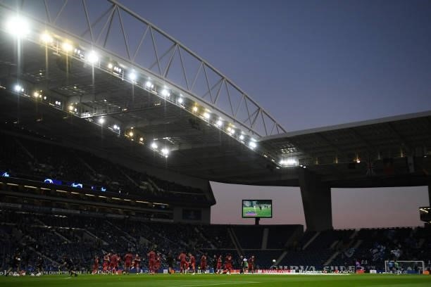 General view of the Stadium during the UEFA Champions League group B match between FC Porto and Liverpool FC at Estadio do Dragao on September 28,...