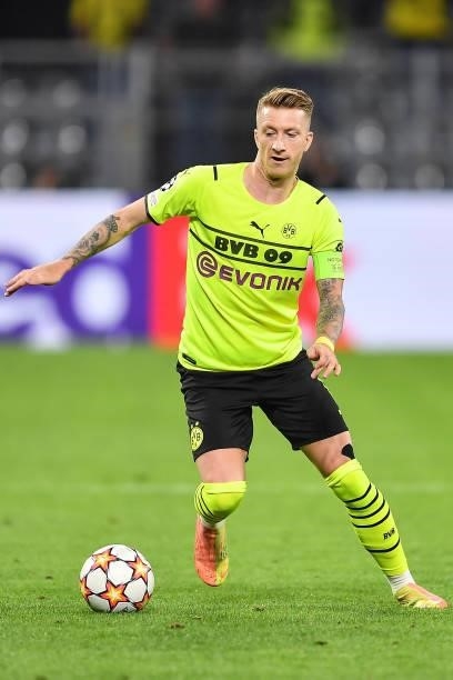 Marco Reus of Dortmund during the UEFA Champions League group C match between Borussia Dortmund and Sporting CP at Signal Iduna Park on September 28,...