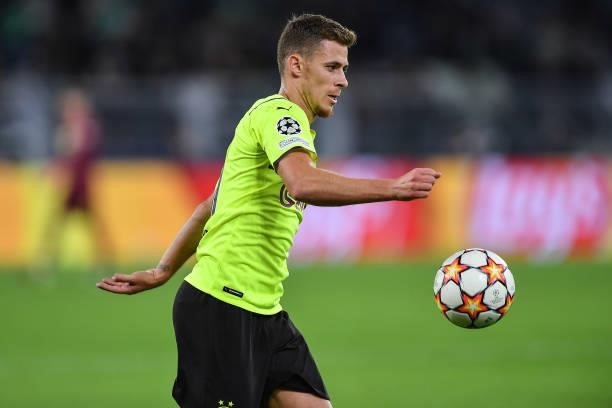 Thorgan Hazard of Dortmund during the UEFA Champions League group C match between Borussia Dortmund and Sporting CP at Signal Iduna Park on September...