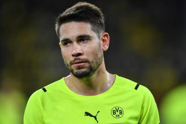 Raphael Guerreiro of Dortmund during the UEFA Champions League group C match between Borussia Dortmund and Sporting CP at Signal Iduna Park on...