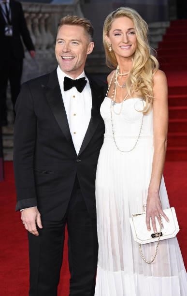 Ronan Keating and Storm Keating attend the World Premiere of "NO TIME TO DIE