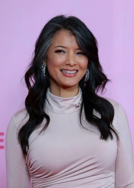 Kelly Hu attends the premiere of "List of a Lifetime