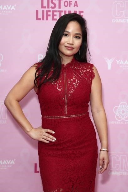 Sylvia Kwan attends the premiere of "List of a Lifetime