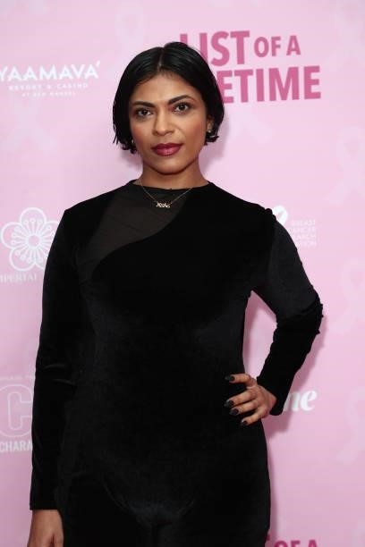 Nisha attends the premiere of "List of a Lifetime