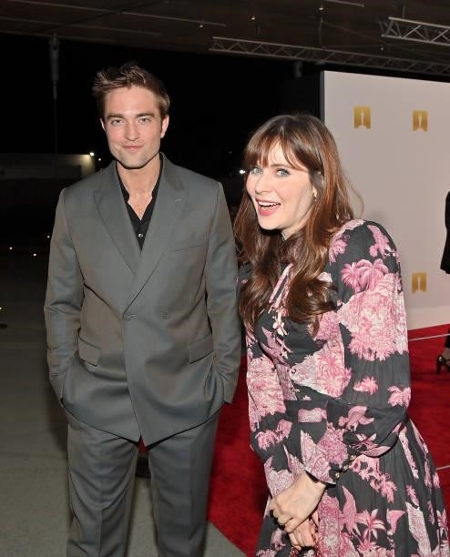 Co-Chair for Academy Museum of Motion Pictures Opening Party Robert Pattinson and Zooey Deschanel attend the Academy Museum of Motion Pictures and...
