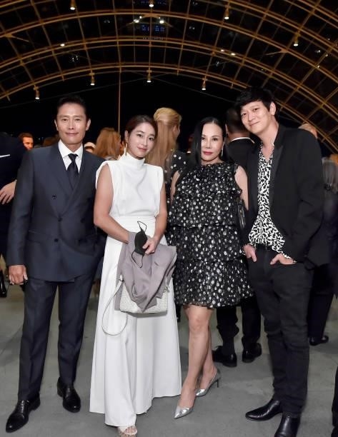 Lee Byung-hun, Lee Min-jung, Eva Chow, and guest attend the Academy Museum of Motion Pictures and Vanity Fair Premiere party at Academy Museum of...