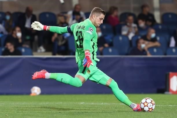 David Von Ballmoos of BSC Young Boys in action during the UEFA Champions League group F match between Atalanta and BSC Young Boys at Gewiss Stadium...