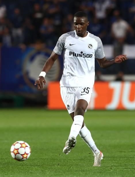 Christopher Martins Pereira of BSC Young Boys in action during the UEFA Champions League group F match between Atalanta and BSC Young Boys at Gewiss...