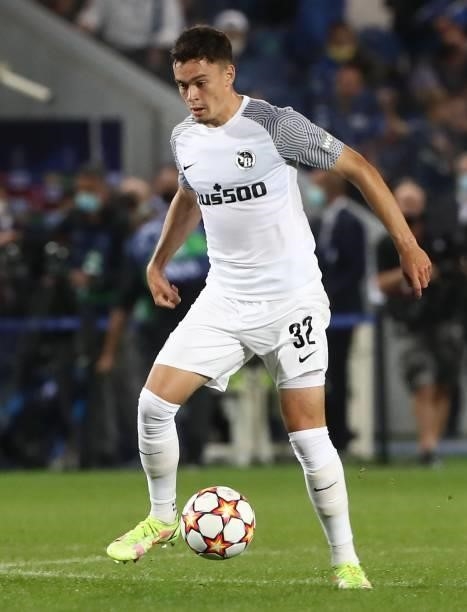 Fabian Rieder of BSC Young Boys in action during the UEFA Champions League group F match between Atalanta and BSC Young Boys at Gewiss Stadium on...