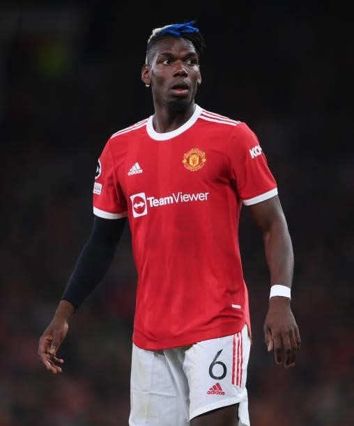 Paul Pogba of Manchester United looks on during the UEFA Champions League group F match between Manchester United and Villarreal CF at Old Trafford...