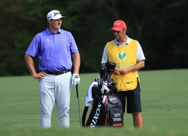 Sepp Straka waits to play a shot on the 16th hole during round one of the Sanderson Farms Championship at Country Club of Jackson on September 30,...