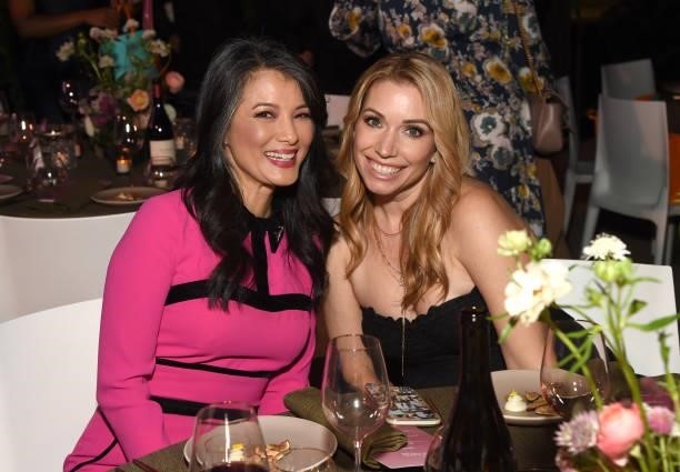 Kelly Hu and Autumn Federici attend Variety's Power of Women on September 30, 2021 in Los Angeles, California.