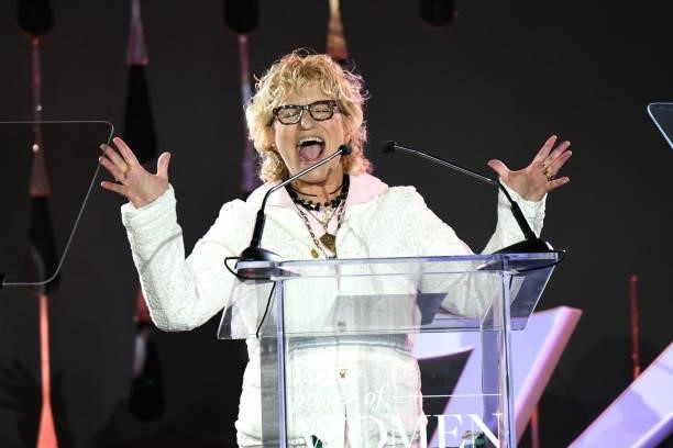 Editor-in-Chief of Variety Claudia Eller speaks onstage during Variety's Power of Women on September 30, 2021 in Los Angeles, California.