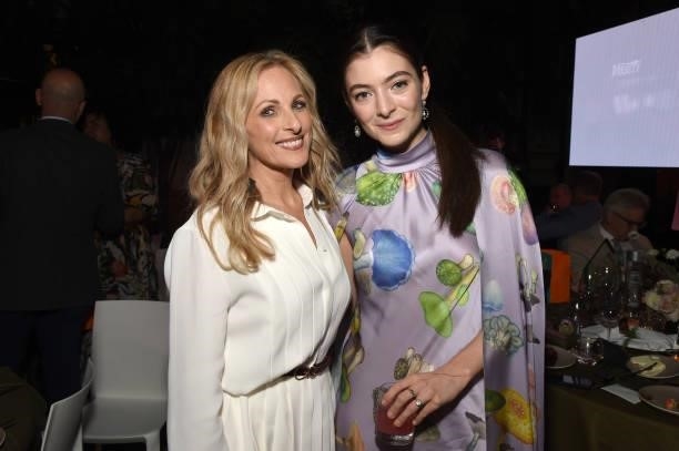 Marlee Matlin and Lorde attend Variety's Power of Women on September 30, 2021 in Los Angeles, California.