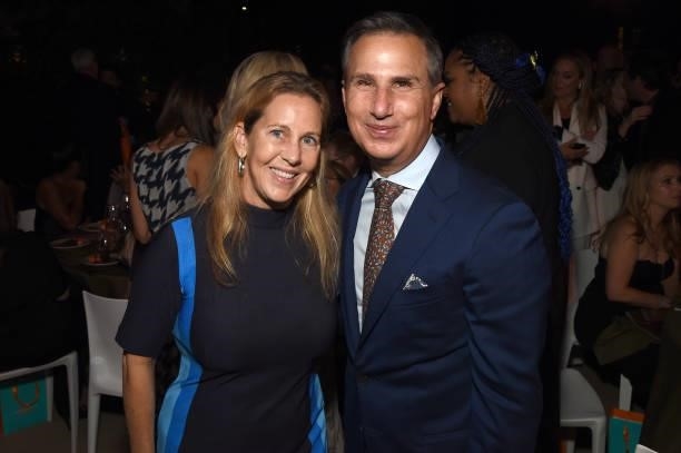 Of Scripted Programming Lifetime Tia Maggini and President and Chairman of A+E Networks Group Paul Buccieri attend Variety's Power of Women on...