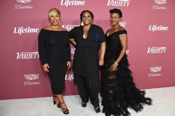 Jamika Wilson, Jill Scott, and Mia Neal attend Variety's Power of Women on September 30, 2021 in Los Angeles, California.