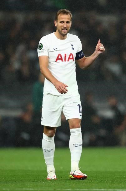 Harry Kane of Tottenham Hotspur during the UEFA Europa Conference League group G match between Tottenham Hotspur and NS Mura at Tottenham Hotspur...