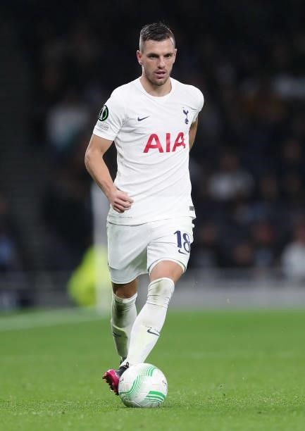 Giovani Lo Celso of Tottenham Hotspur during the UEFA Europa Conference League group G match between Tottenham Hotspur and NS Mura at on September...