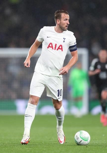 Harry Kane of Tottenham Hotspur during the UEFA Europa Conference League group G match between Tottenham Hotspur and NS Mura at on September 30, 2021...