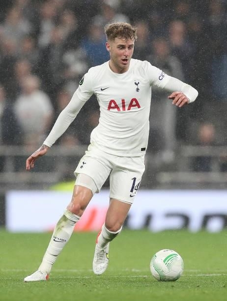 Joe Rodon of Tottenham Hotspur during the UEFA Europa Conference League group G match between Tottenham Hotspur and NS Mura at on September 30, 2021...
