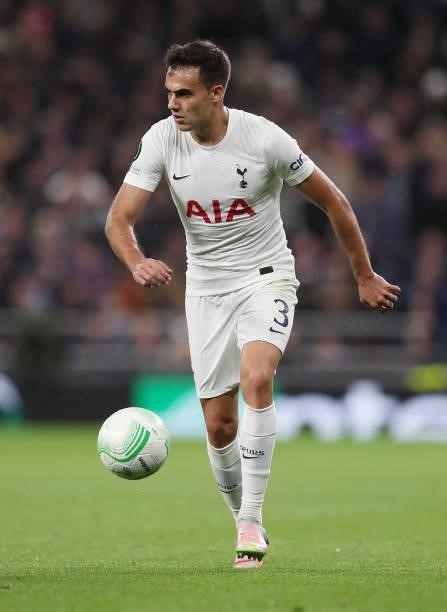 Sergio Reguilon of Tottenham Hotspur during the UEFA Europa Conference League group G match between Tottenham Hotspur and NS Mura at on September 30,...