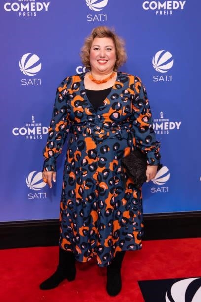 Meltem Kaptan attends the 25th annual German Comedy Awards on October 01, 2021 in Cologne, Germany.