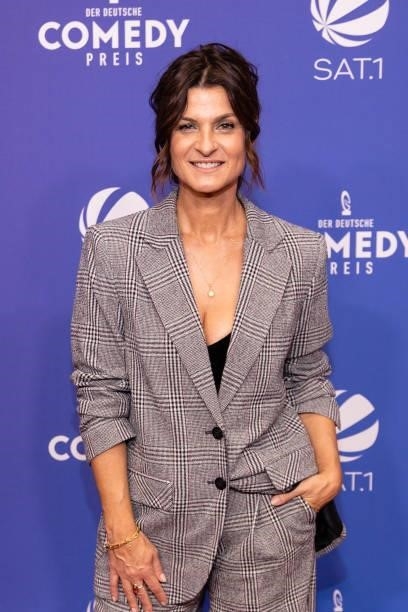 Marlene Lufen attends the 25th annual German Comedy Awards on October 01, 2021 in Cologne, Germany.