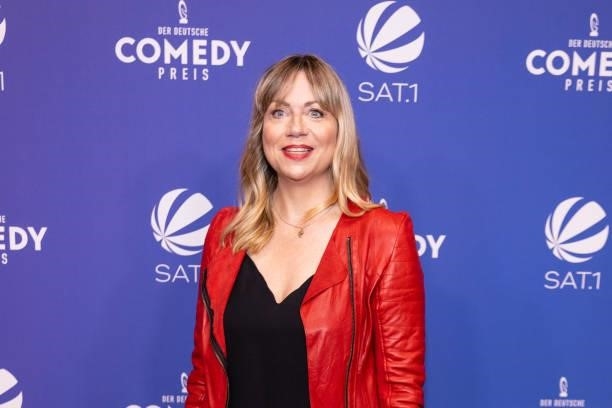 Mirja Regensburg attends the 25th annual German Comedy Awards on October 01, 2021 in Cologne, Germany.