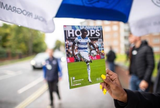 General view of the match programme prior to the Sky Bet Championship match between Queens Park Rangers and Preston North End at The Kiyan Prince...