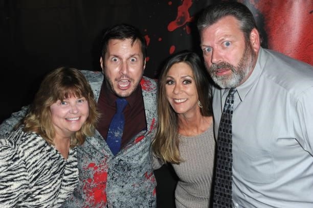 Lisa Hinds, Ben Stobber, Michelle Hill and BJ Mezek attend the Los Angeles Special Screening & Mixer Of "The Amityville Moon