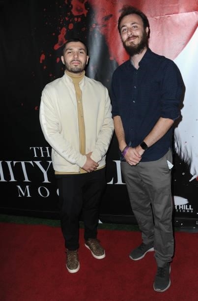 George Lambriedes and Daniel Murray attend the Los Angeles Special Screening & Mixer Of "The Amityville Moon