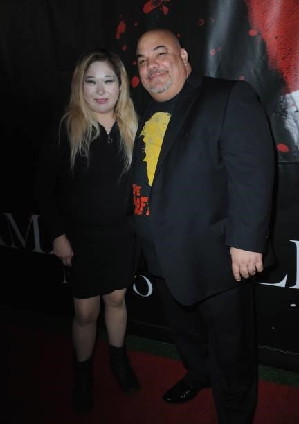 Melissa Brooks and Thomas J. Churchill attend the Los Angeles Special Screening & Mixer Of "The Amityville Moon