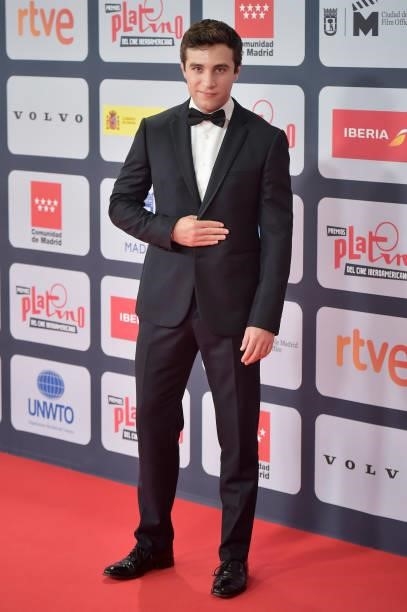 Pol Monen attends to Red Carpet of Platino Awards 2021 on October 03, 2021 in Madrid, Spain.