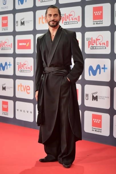 Paco Leon attends to Red Carpet of Platino Awards 2021 on October 03, 2021 in Madrid, Spain.