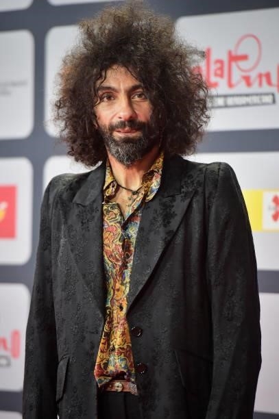 Ara Malikian attends to Red Carpet of Platino Awards 2021 on October 03, 2021 in Madrid, Spain.