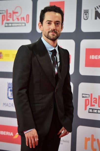 Luis Gerardo Méndez attends to Red Carpet of Platino Awards 2021 on October 03, 2021 in Madrid, Spain.