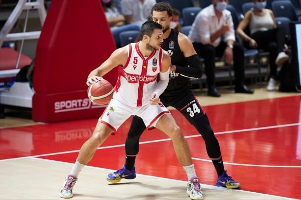 Alessandro Gentile of Openjobmetis Varese in action during the Lega Basket Serie A match between Virtus Segafredo Bologna and Openjobmetis Varese at...