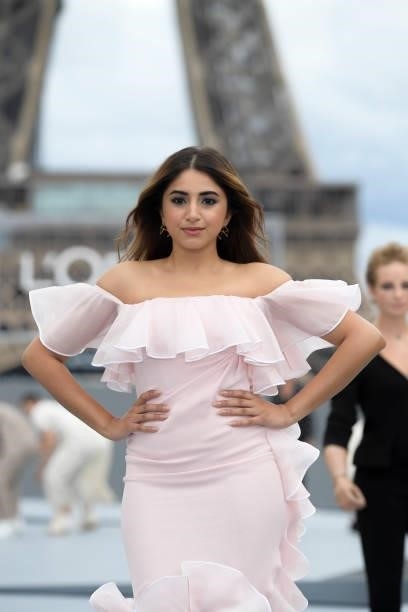 Aashna Shroff walks the runway during "Le Defile L'Oreal Paris 2021