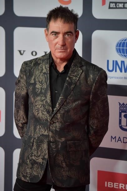 Álex Pina attends to Red Carpet of Platino Awards 2021 on October 03, 2021 in Madrid, Spain.