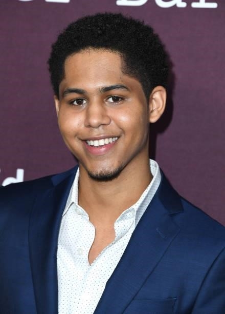 Rhenzy Feliz arrives at DGA Theater Complex on October 03, 2021 in Los Angeles, California.
